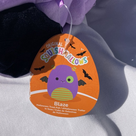 Blaze Halloween Treat Pail Squishmallow - Picture 4 of 5